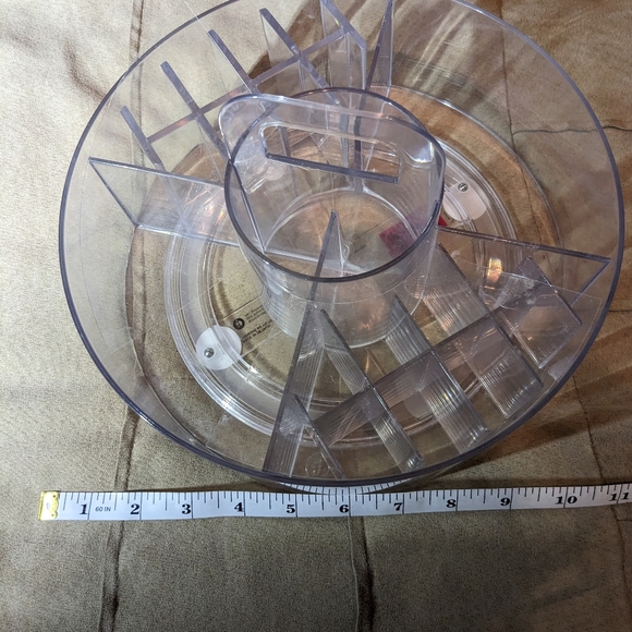 Transparent Storage Carousel for Makeup or Art - Picture 4 of 7